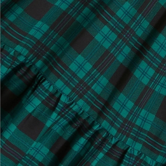 NWT,Draper James,The Tie Waist Dress, Timeless Blackwatch Plaid,Luxury Size L - Picture 5 of 14